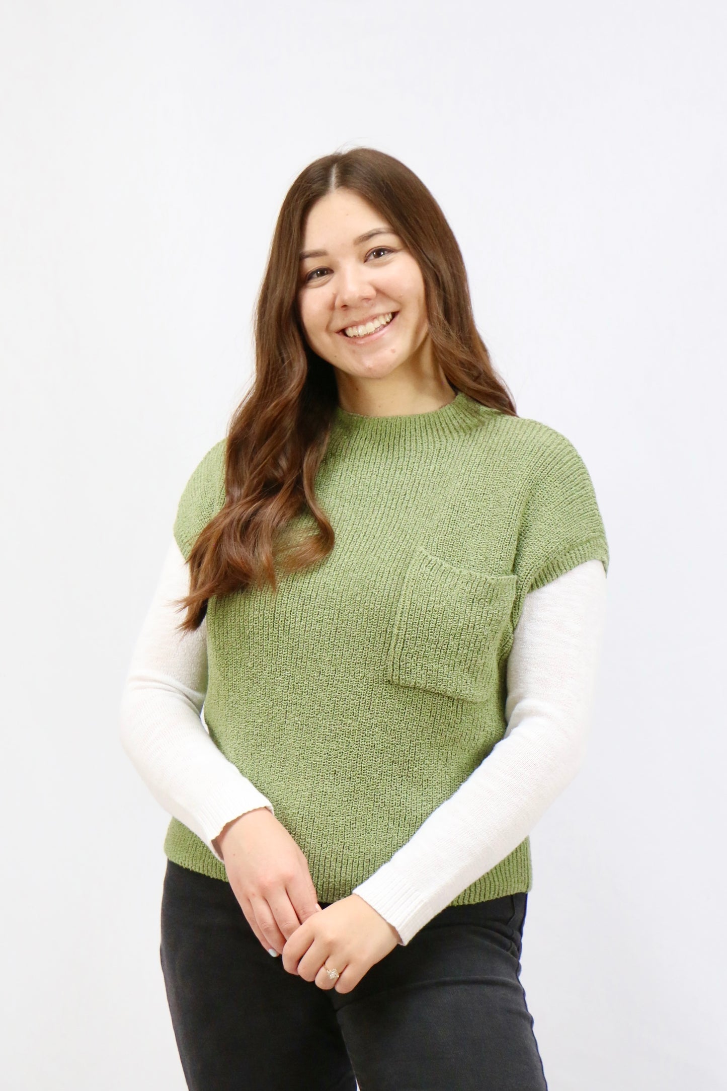 Quinn Top - Sage