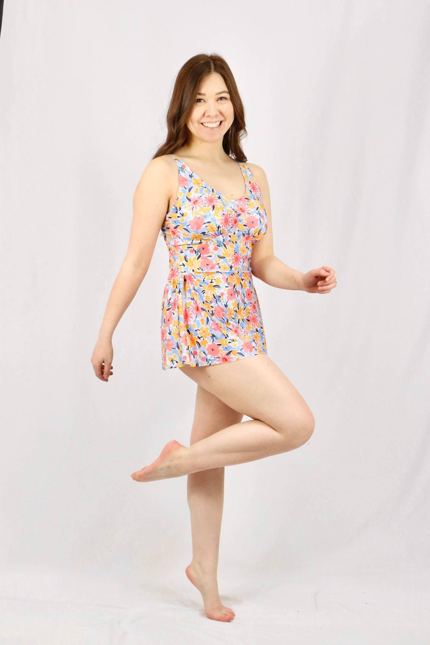 Peach Flower 1 Piece