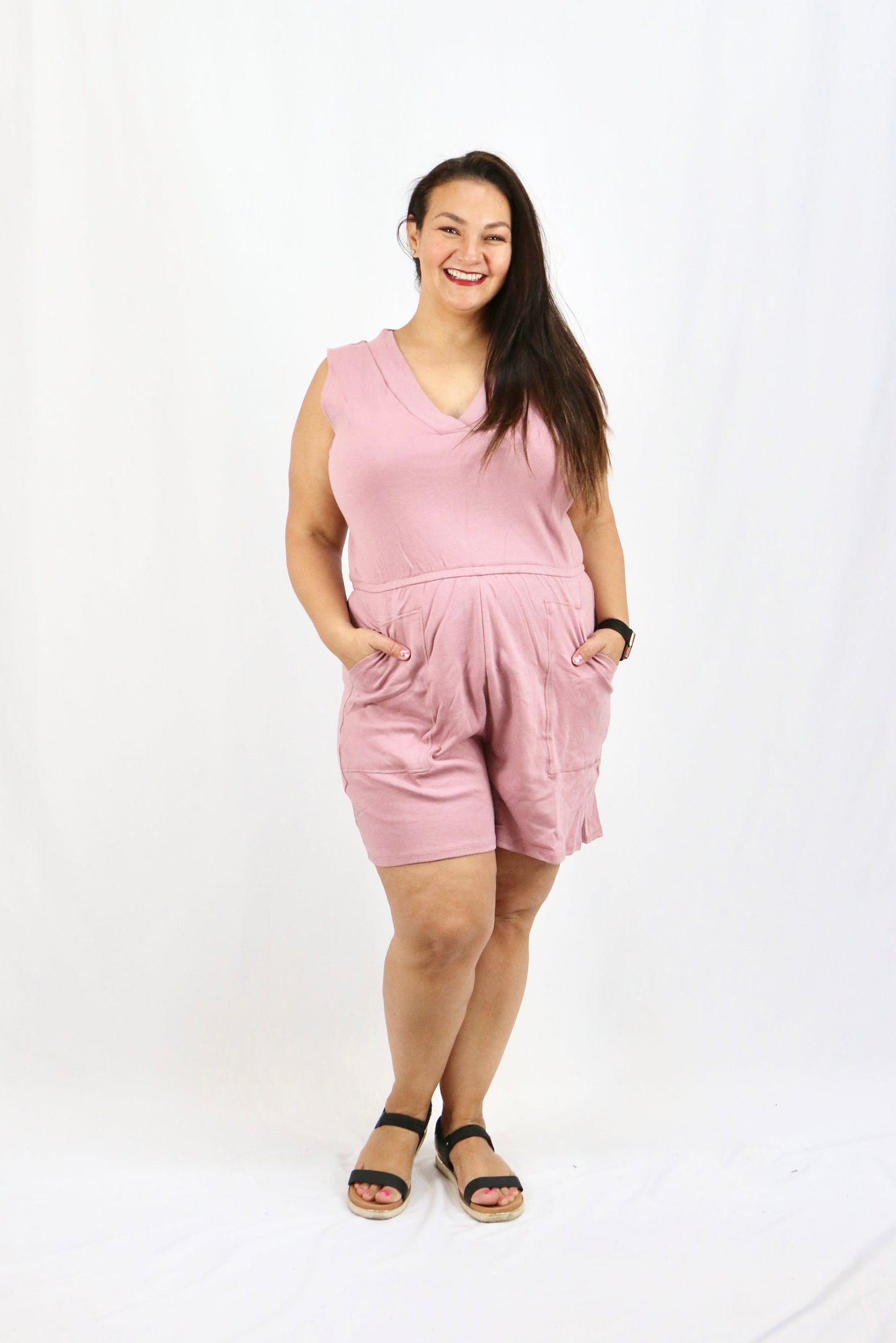 Malibu Romper - Rose