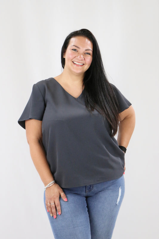 Joni Top Charcoal - XL