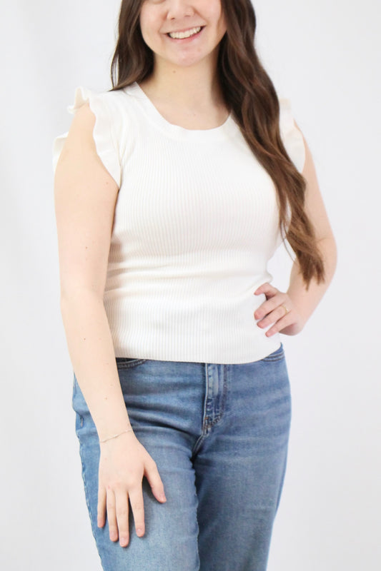 Brookie Top - White
