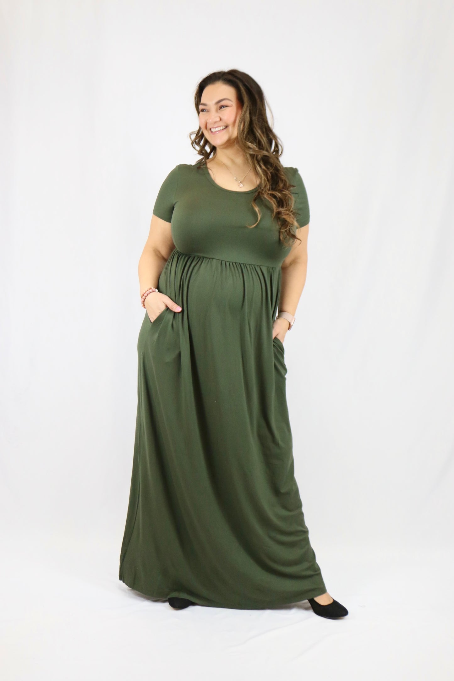 Josie Dress - Olive