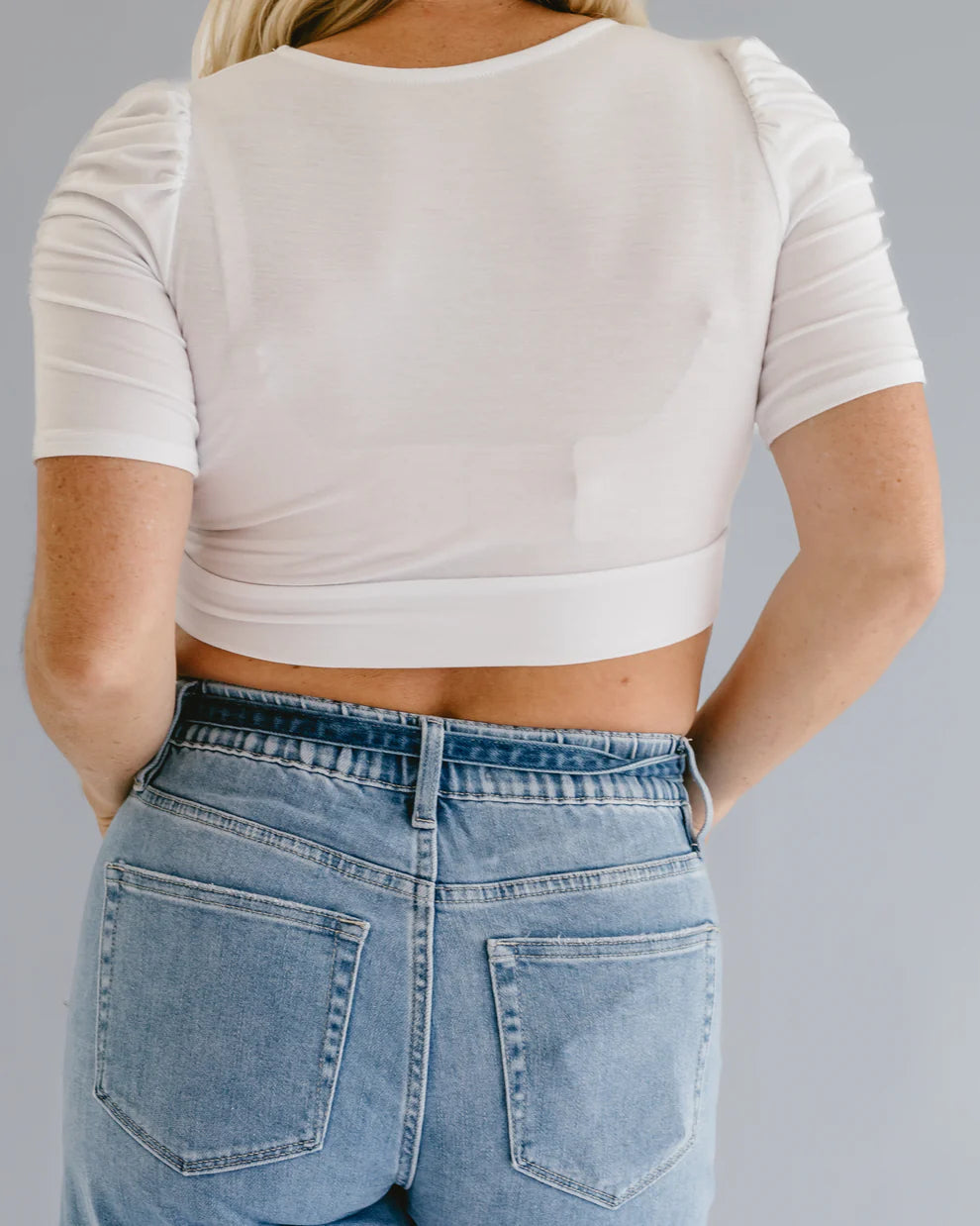 Ruched Sleeve Halftee (Pre-Order)