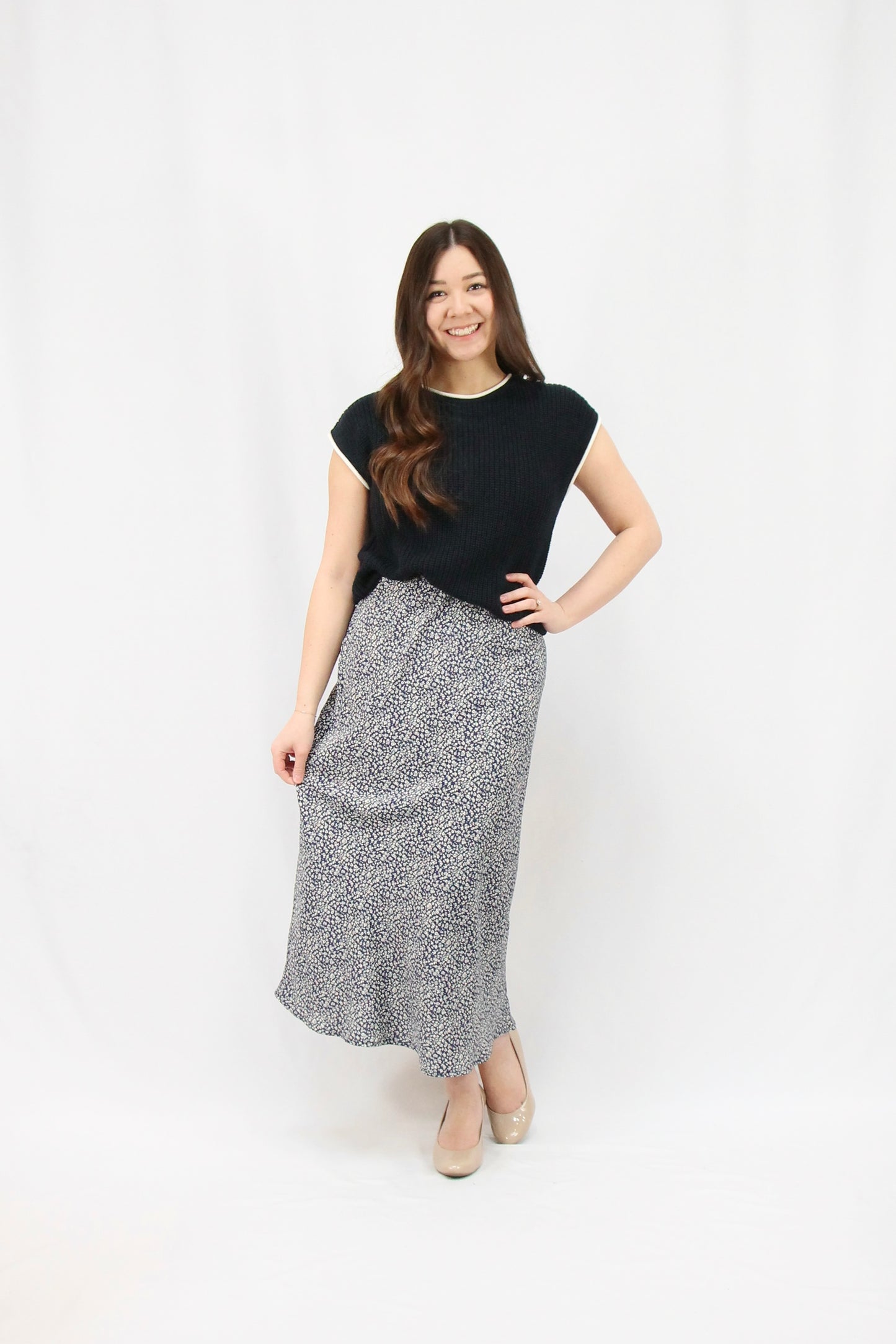 Jude Skirt - Dusty Blue