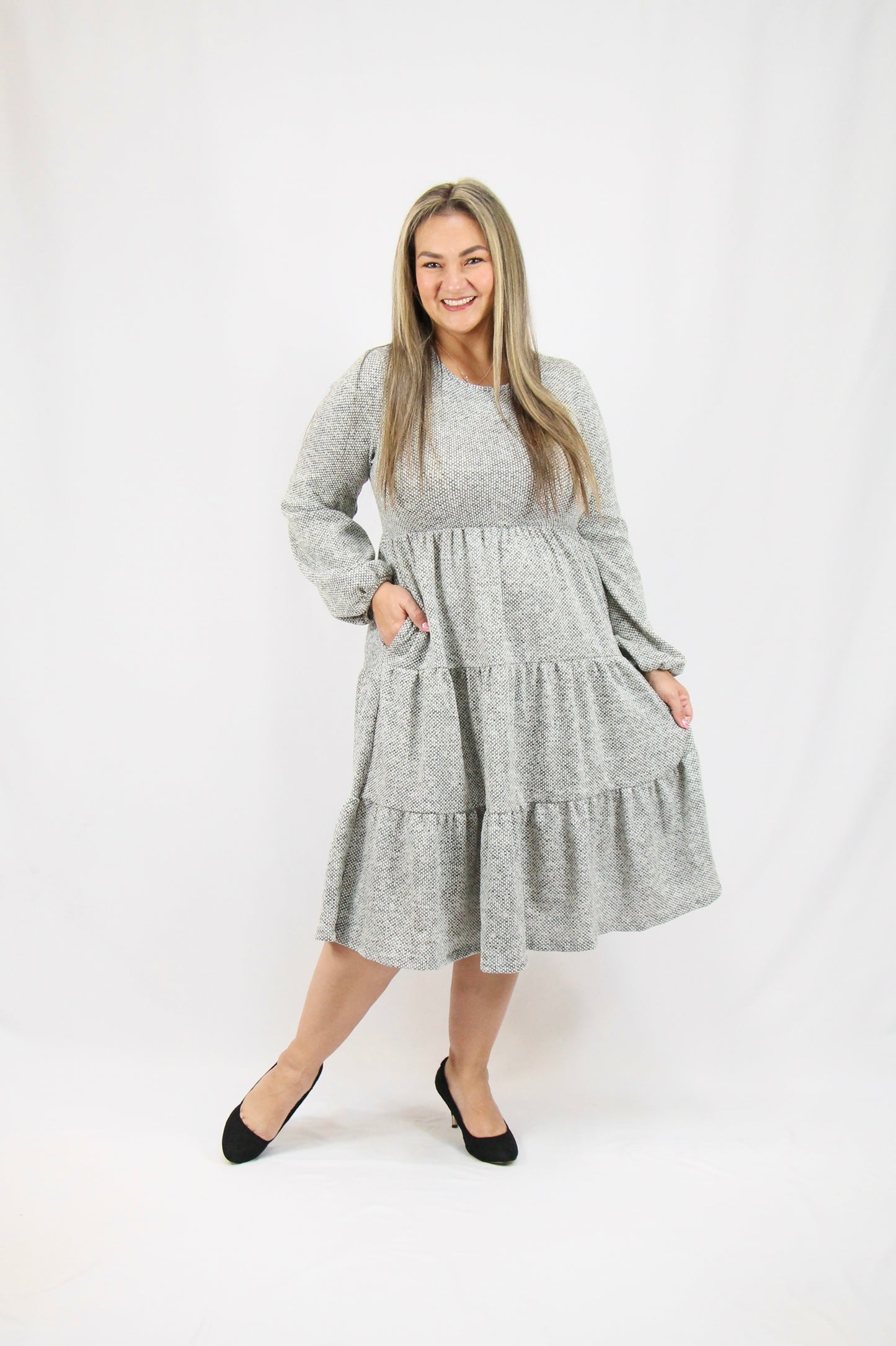Brianna Dress - Grey