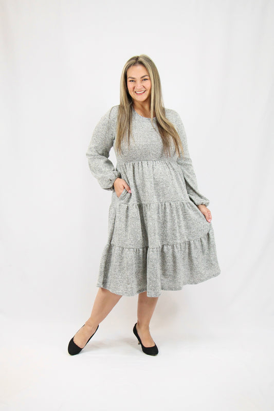 Brianna Dress - Grey