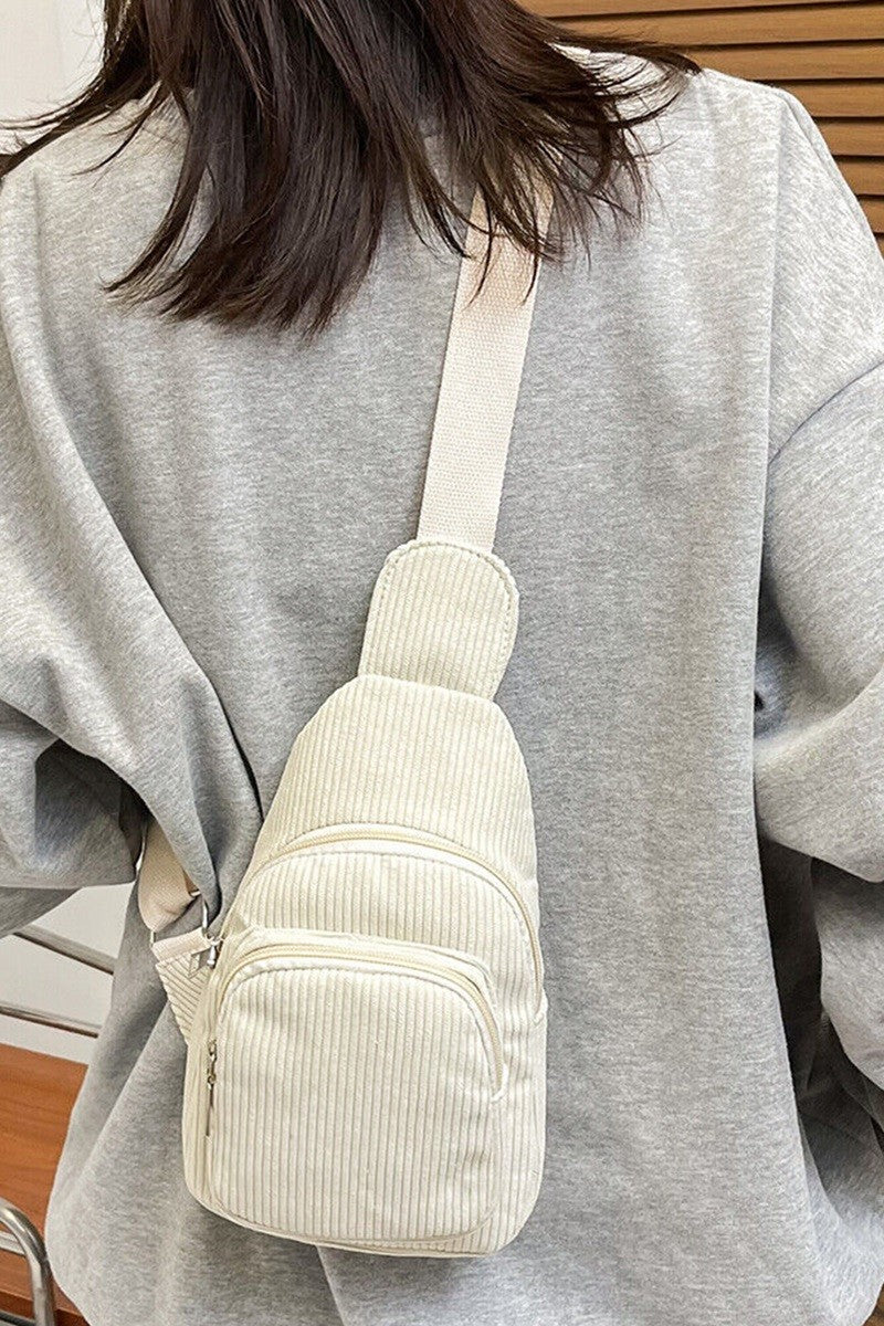 Corduroy Sling Bag