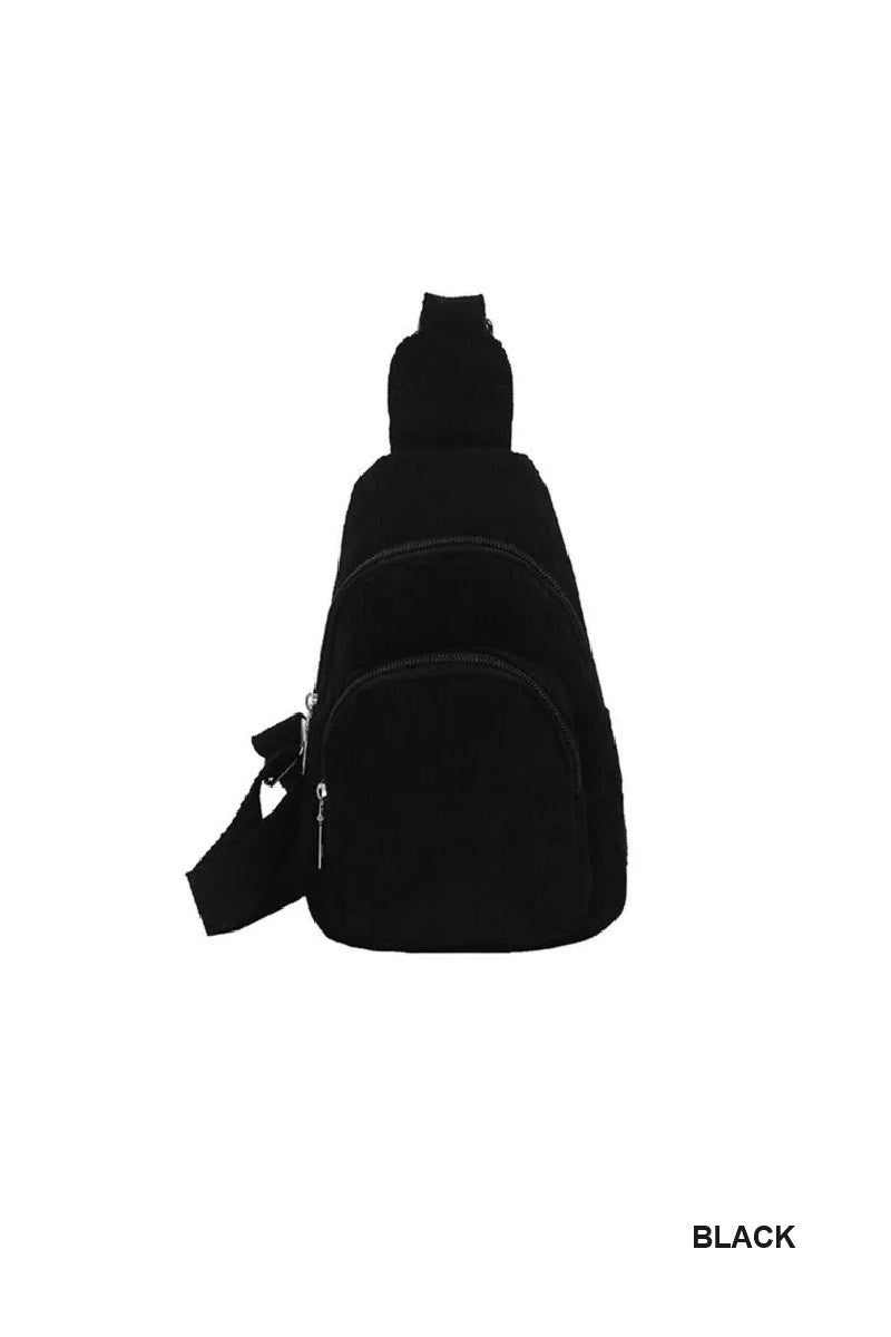 Corduroy Sling Bag