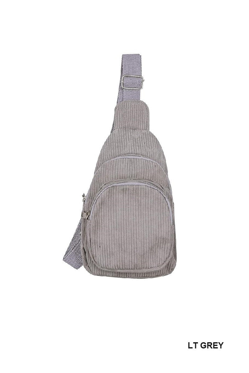 Corduroy Sling Bag