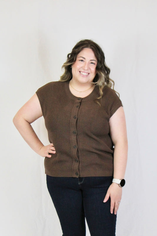 Neve Top - Brown
