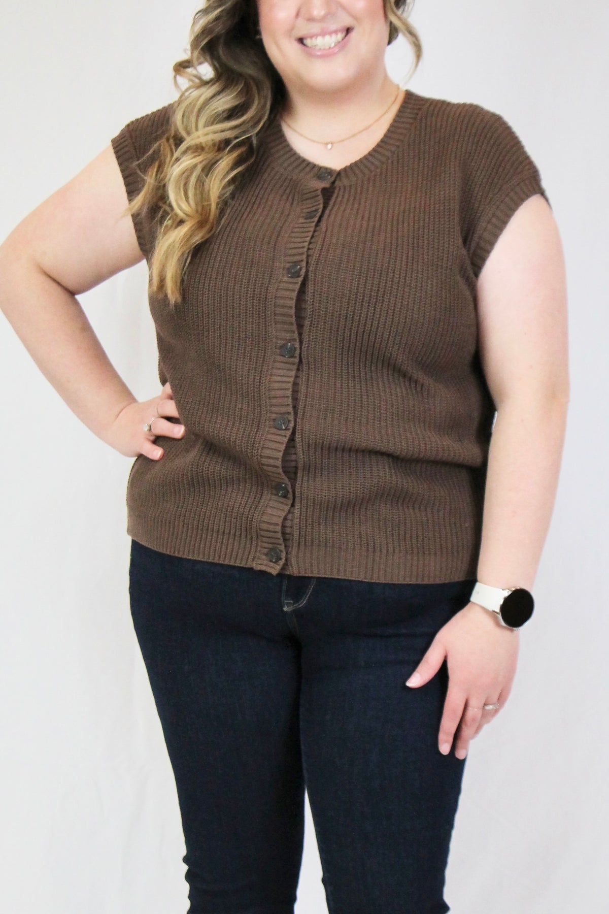 Neve Top - Brown