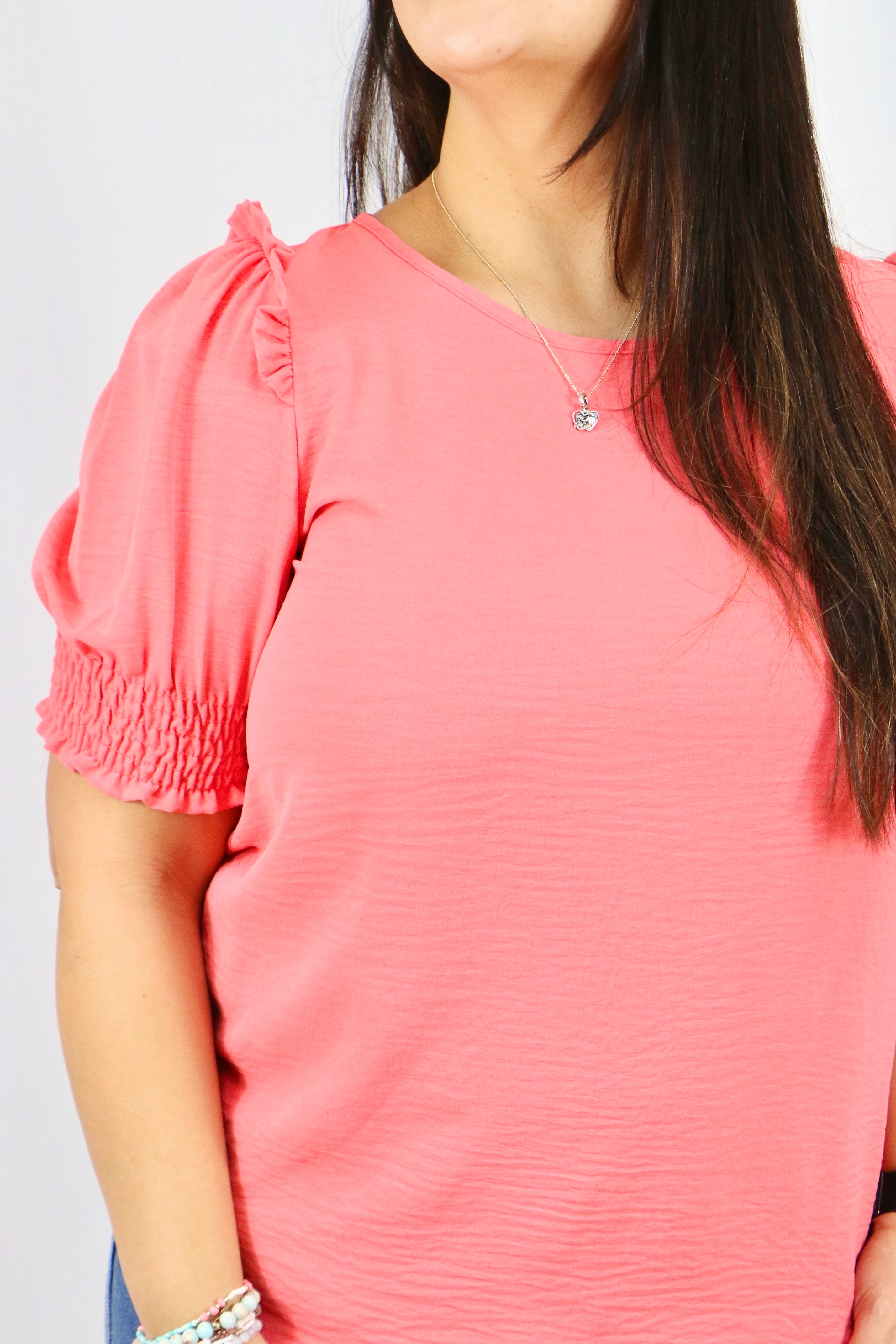 Rigby Top - Coral