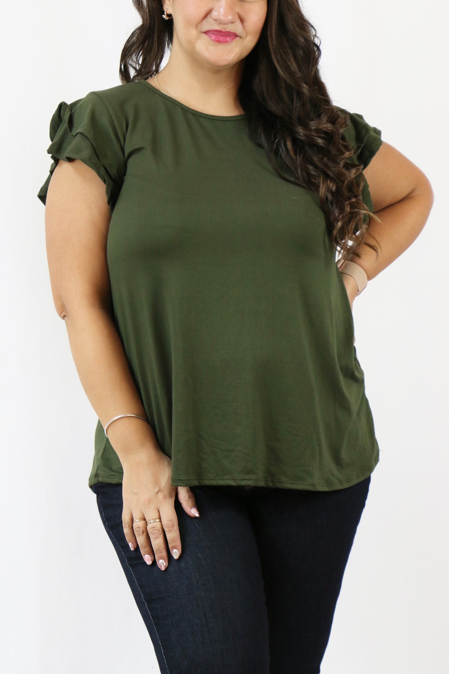 *FLAWED* Nova Top Olive - 2XL