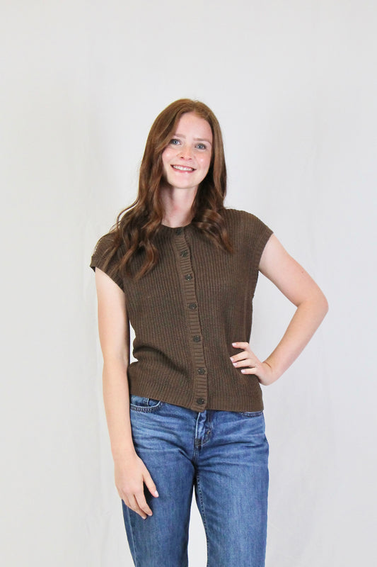 Neve Top - Brown