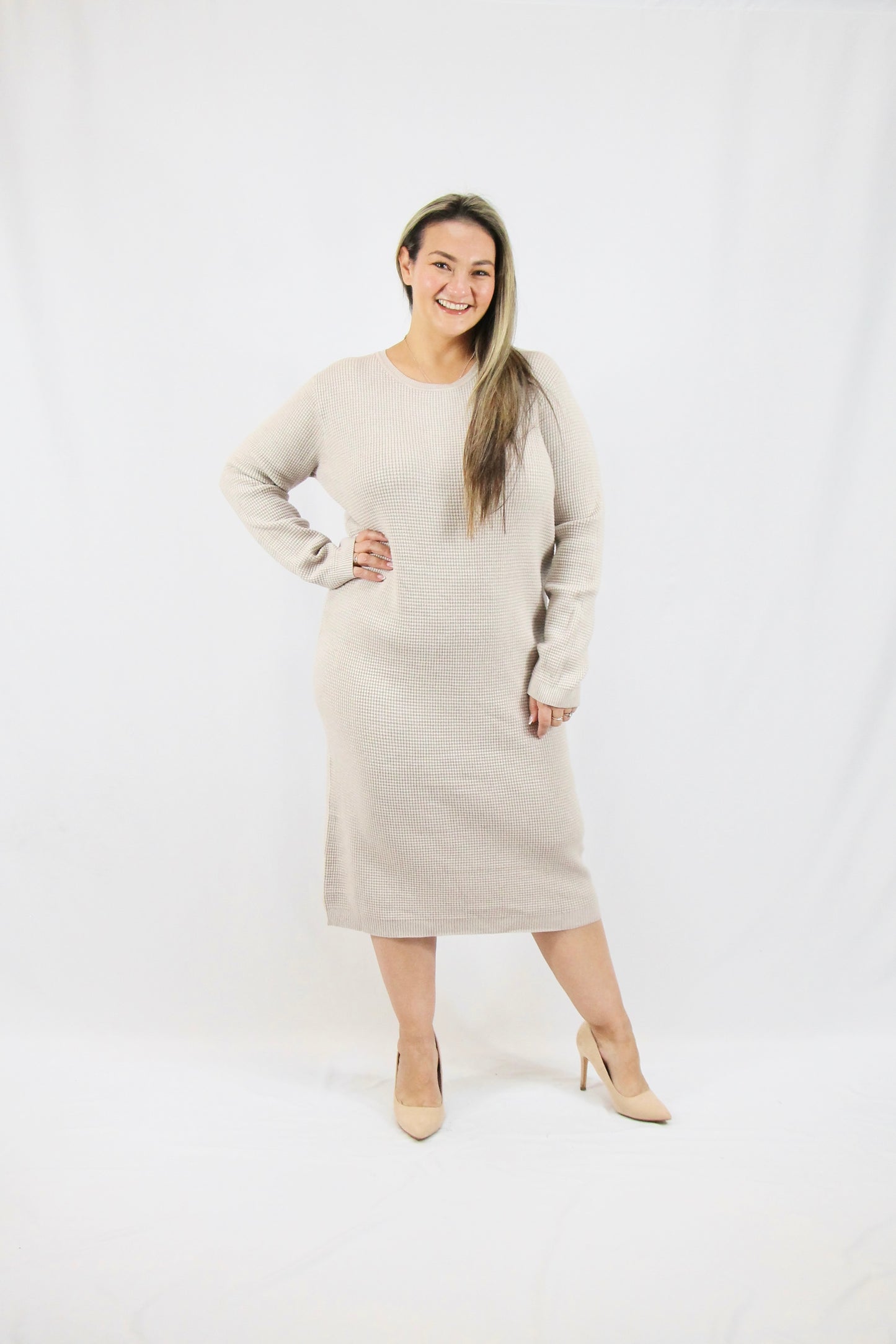 Hattie Dress - Stone