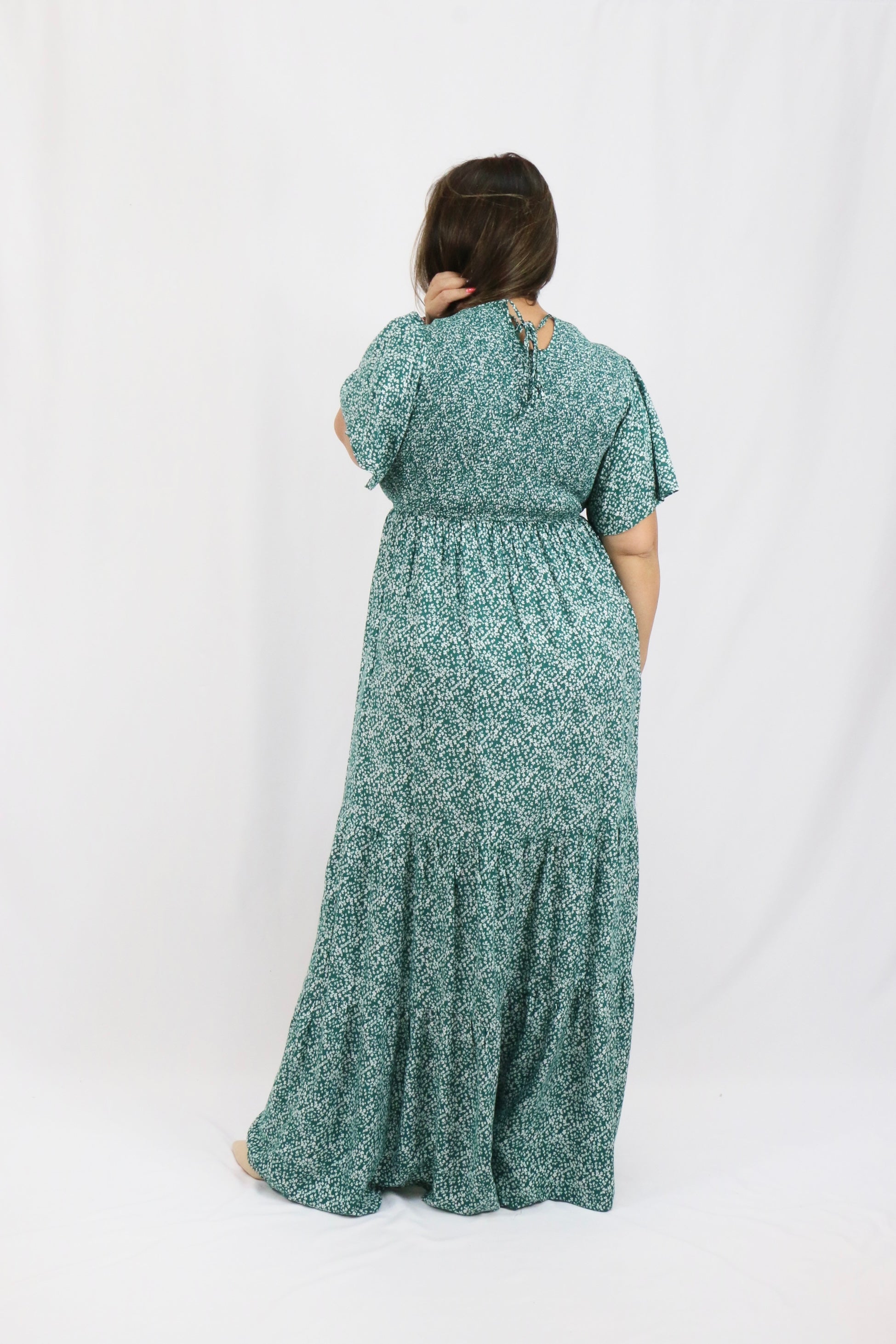 Florence Dress - Emerald