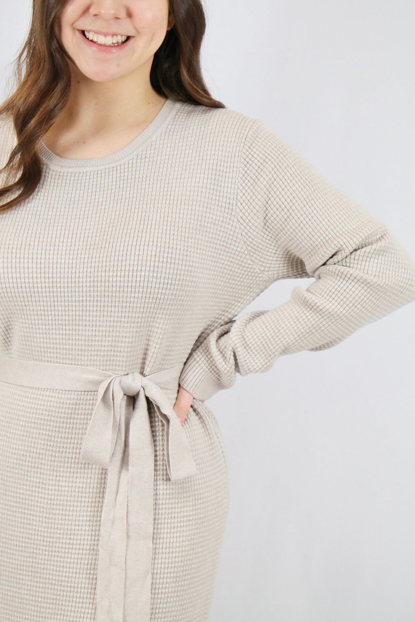 Hattie Dress - Stone