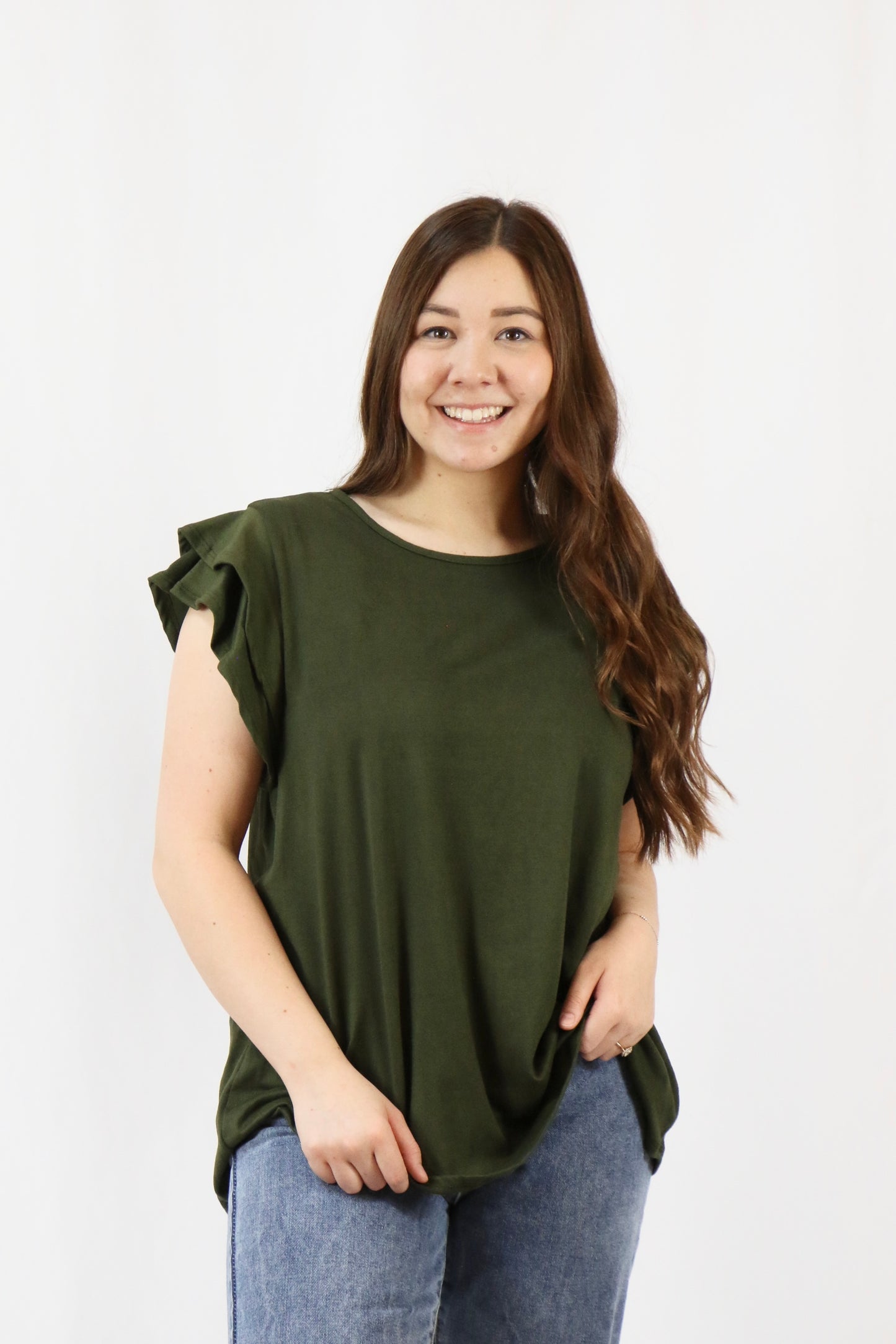 *FLAWED* Nova Top Olive - 2XL