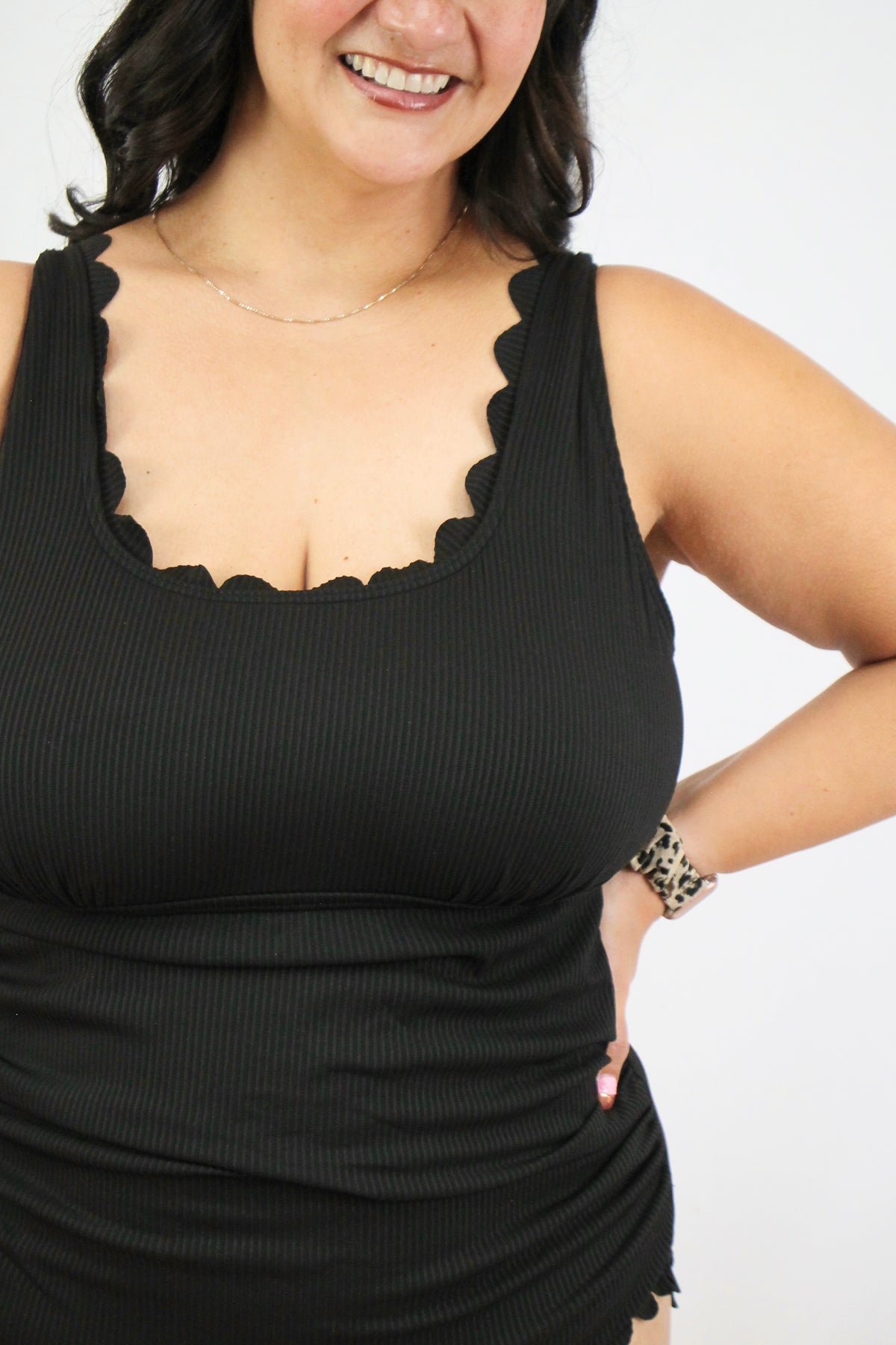 Scallop 1 pc - Black