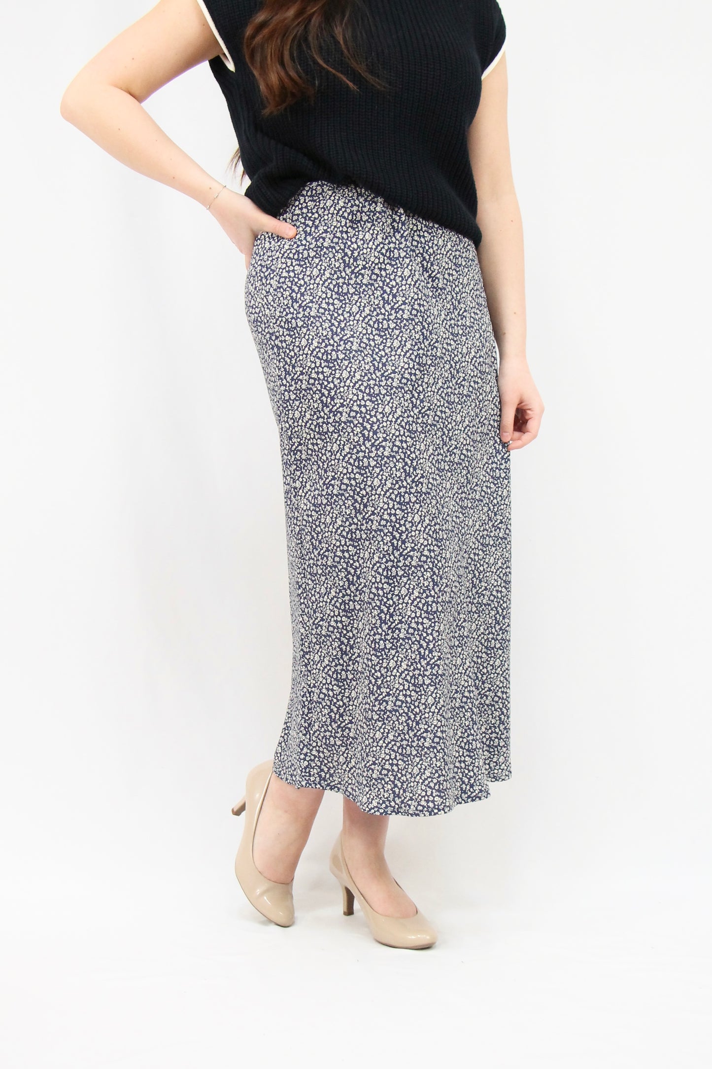 Jude Skirt - Dusty Blue