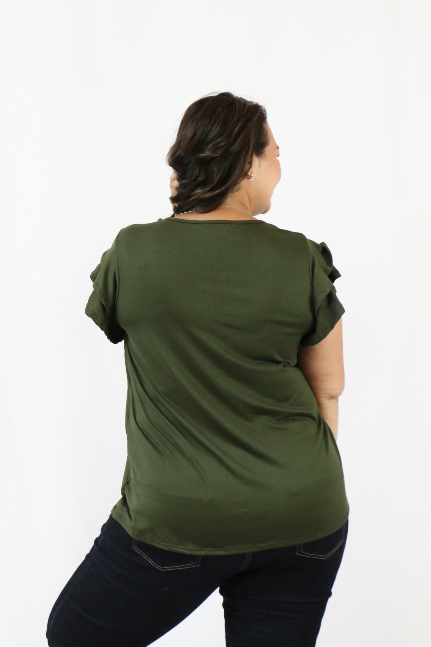 *FLAWED* Nova Top Olive - 2XL