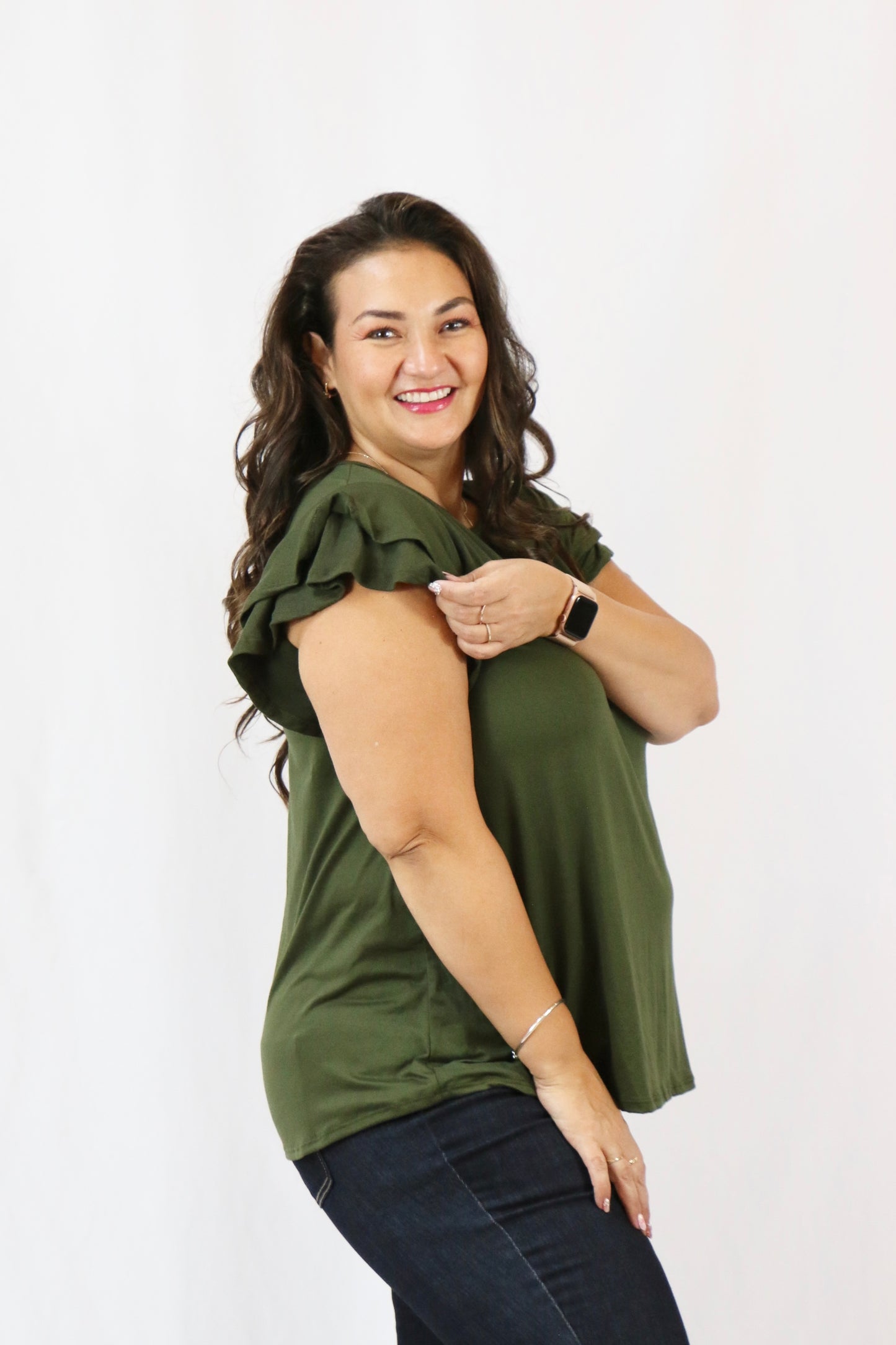 *FLAWED* Nova Top Olive - 2XL