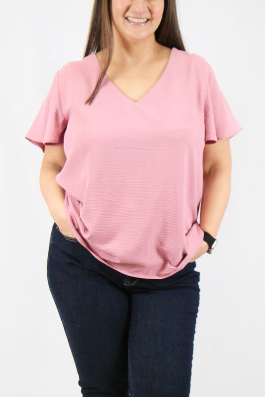 Darby Top - Rose