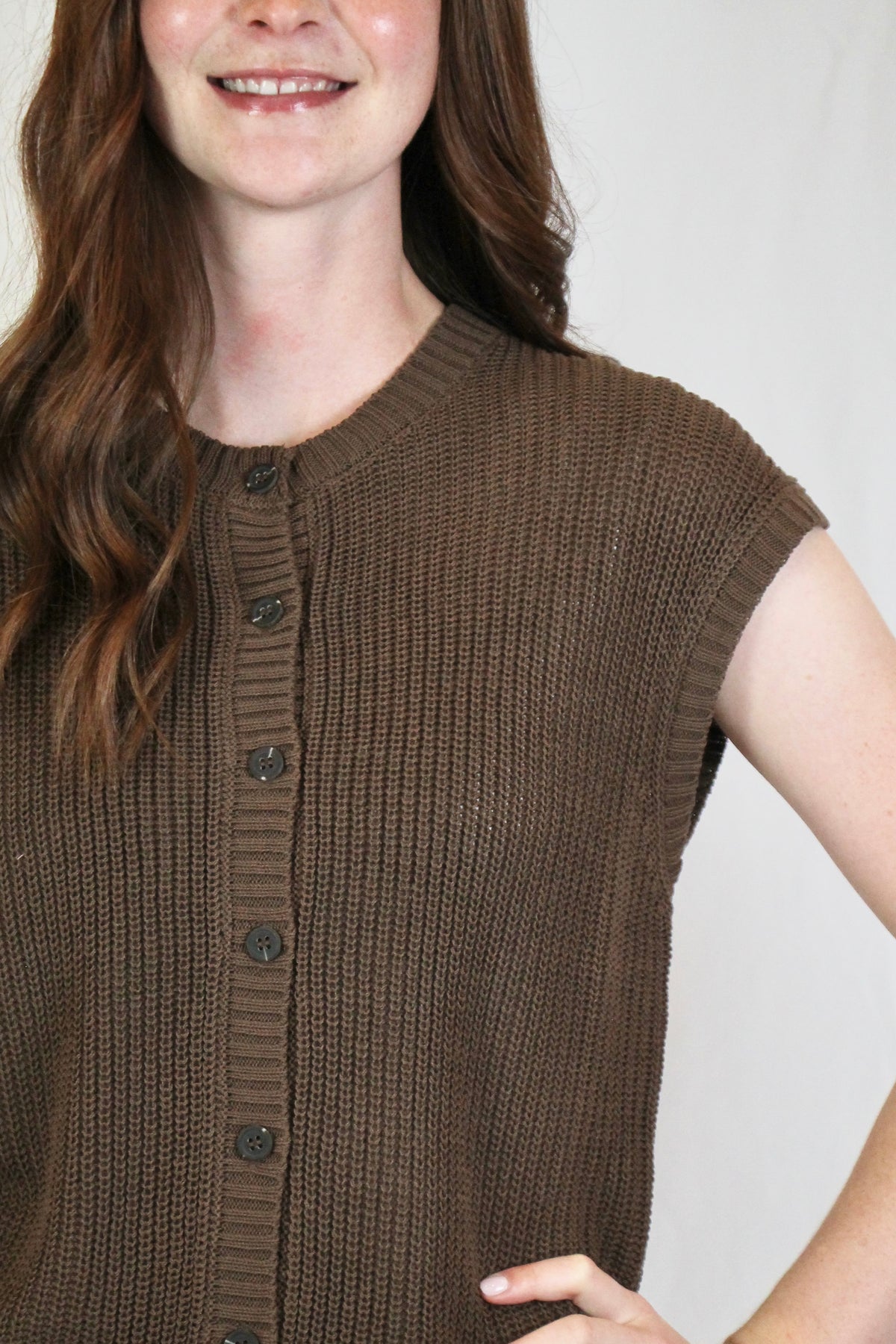 Neve Top - Brown