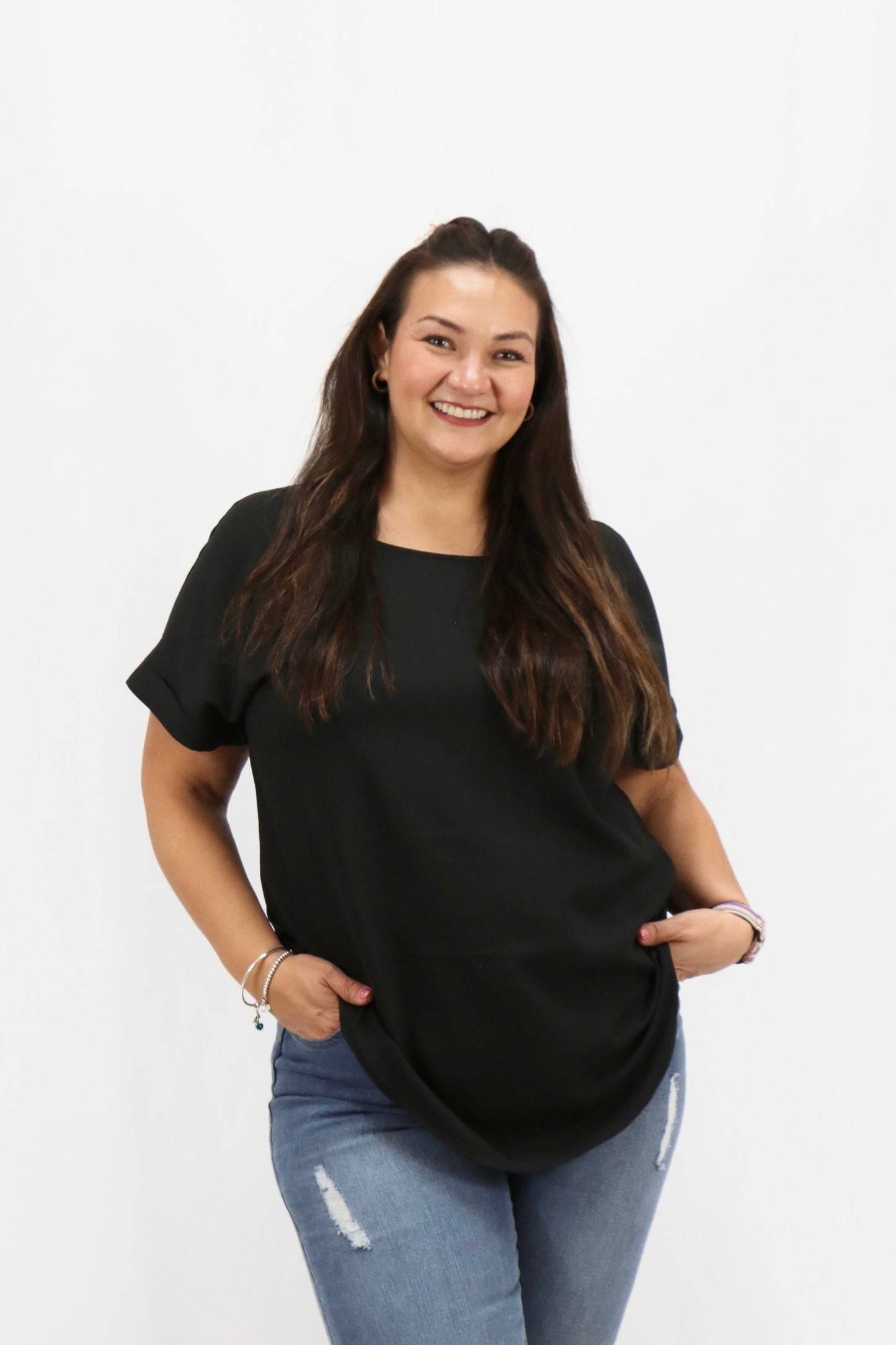Faye Top Black - XL, 1XL