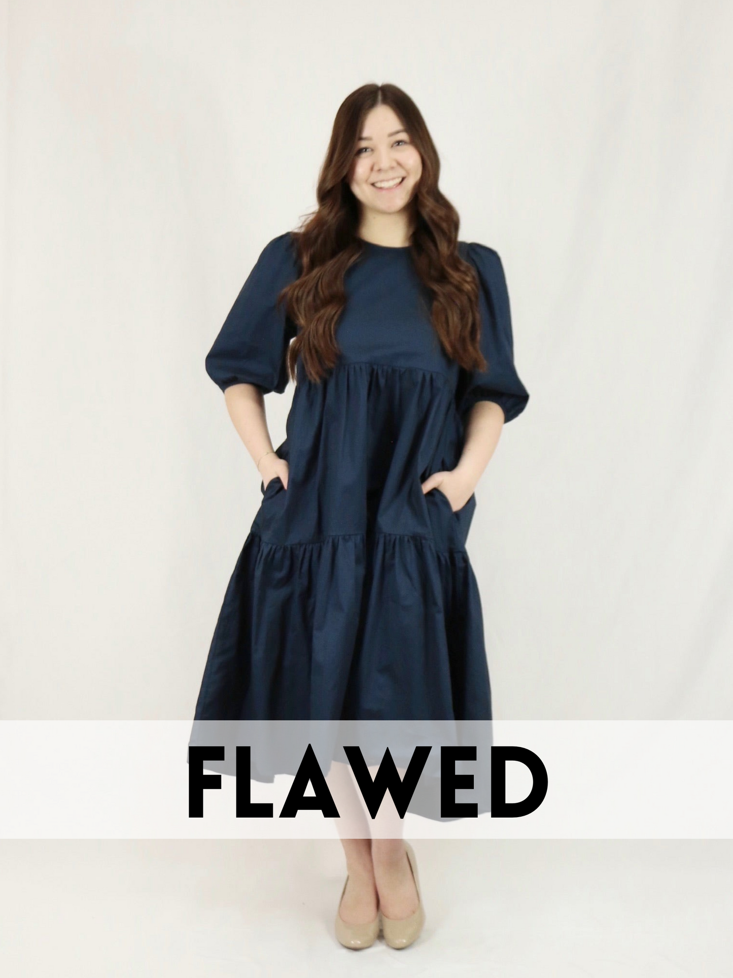 *FLAWED* Poppy Dress - L