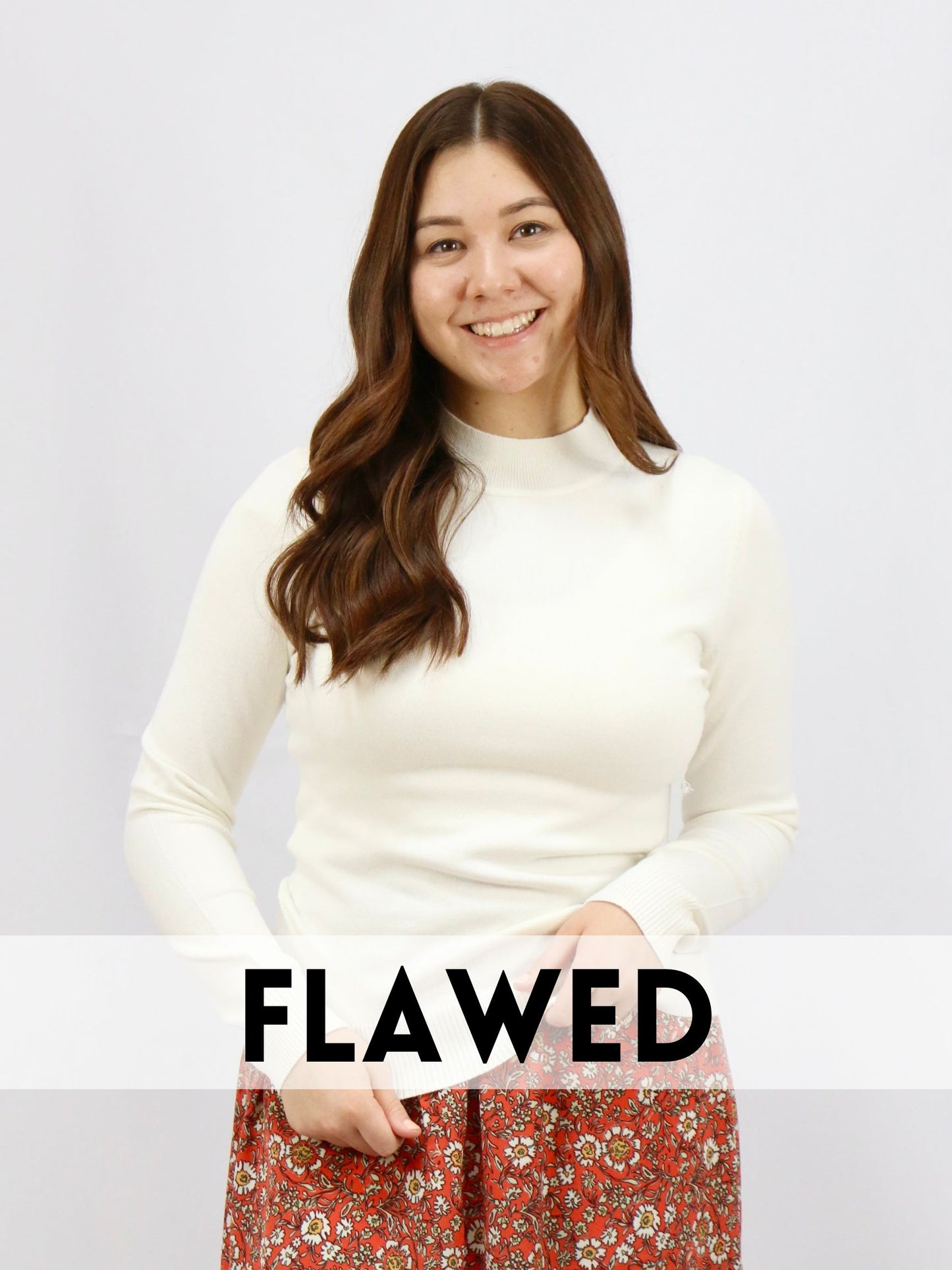 *FLAWED* Teagan Top Ivory - M