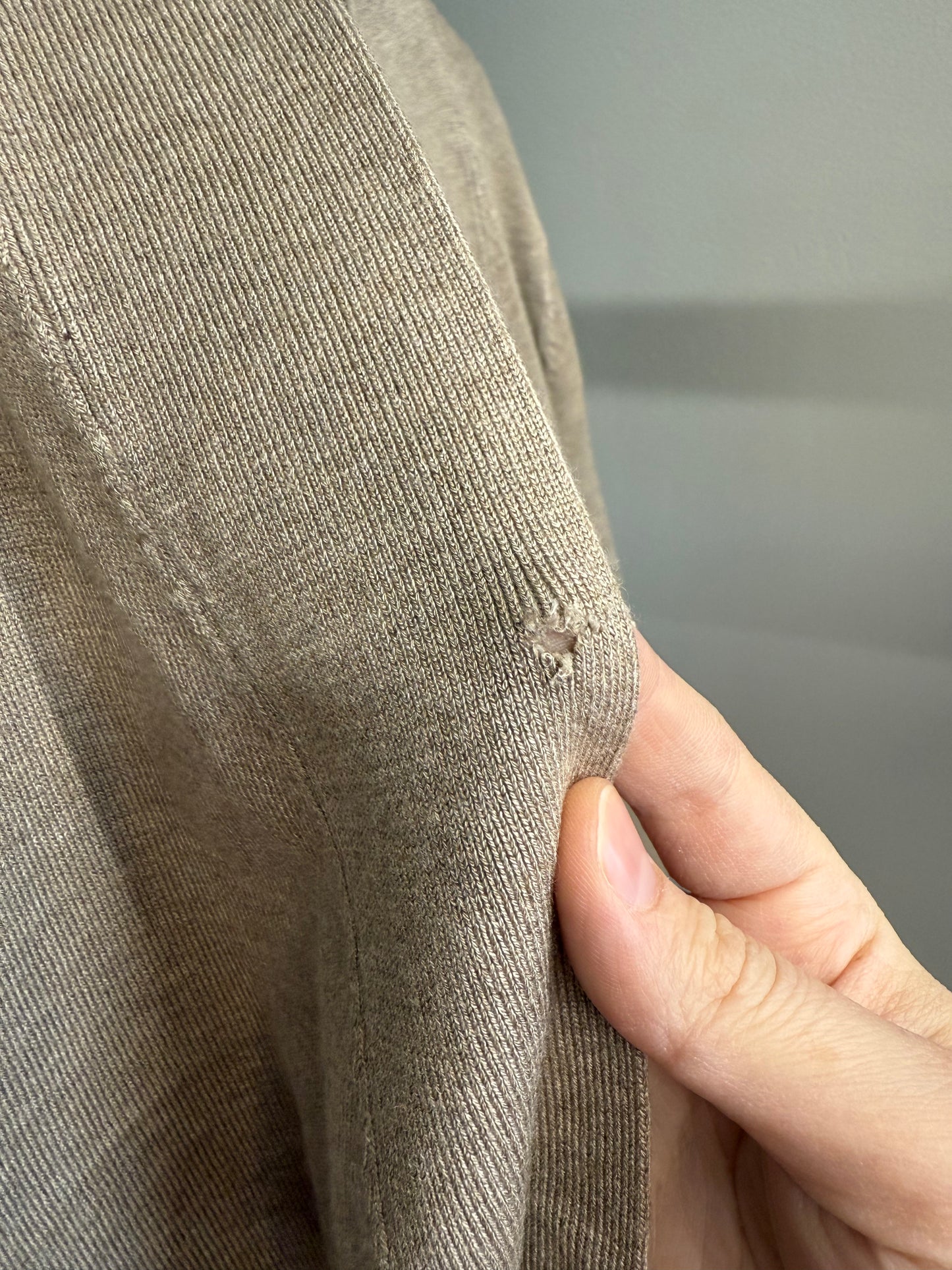 *FLAWED* Chanel Cardigan Camel - L