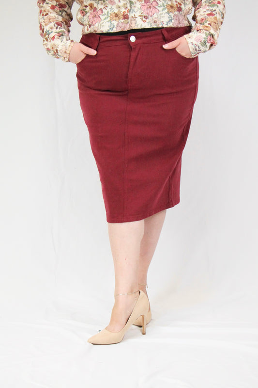 Lincoln Skirt - Wine
