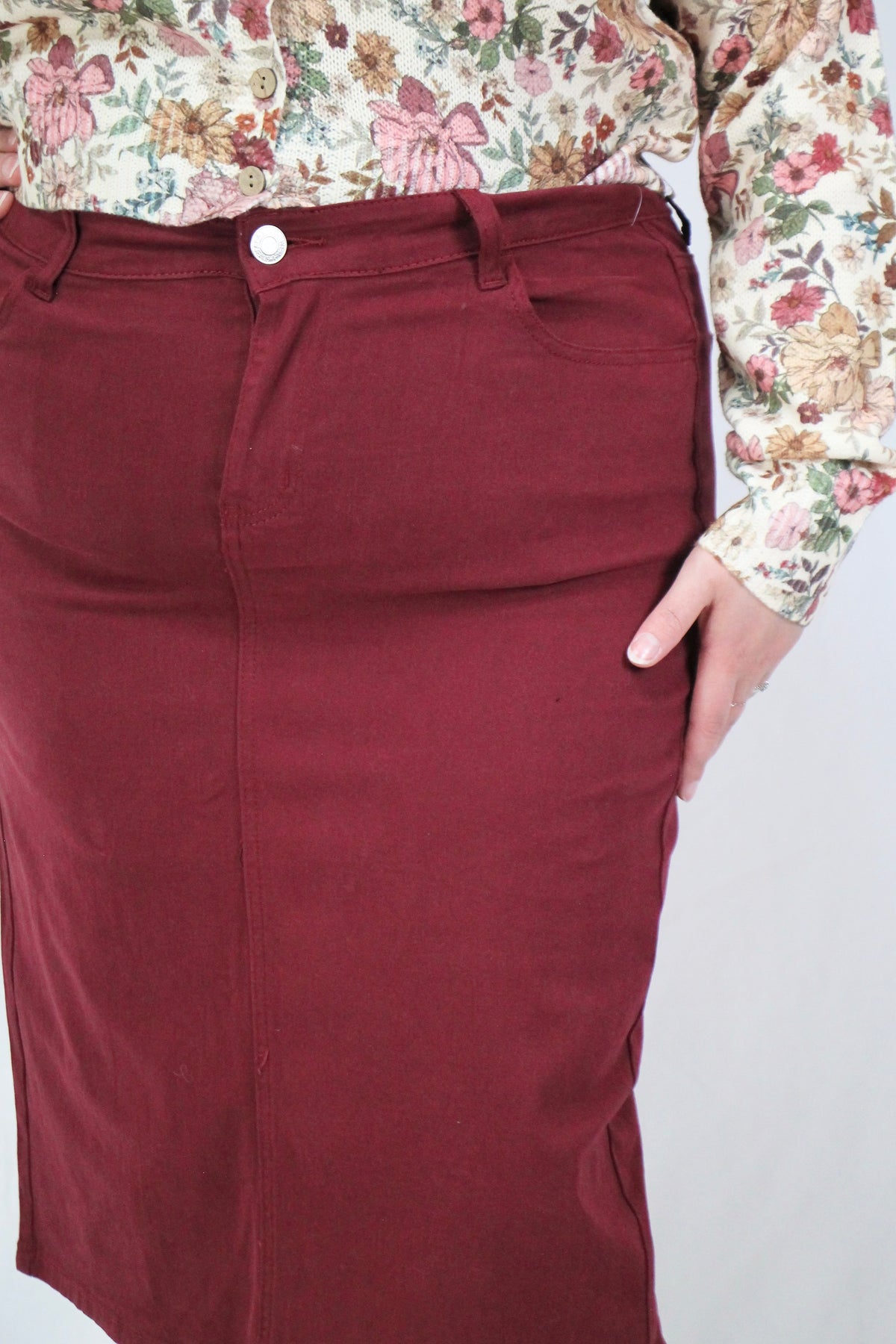 Lincoln Skirt - Wine