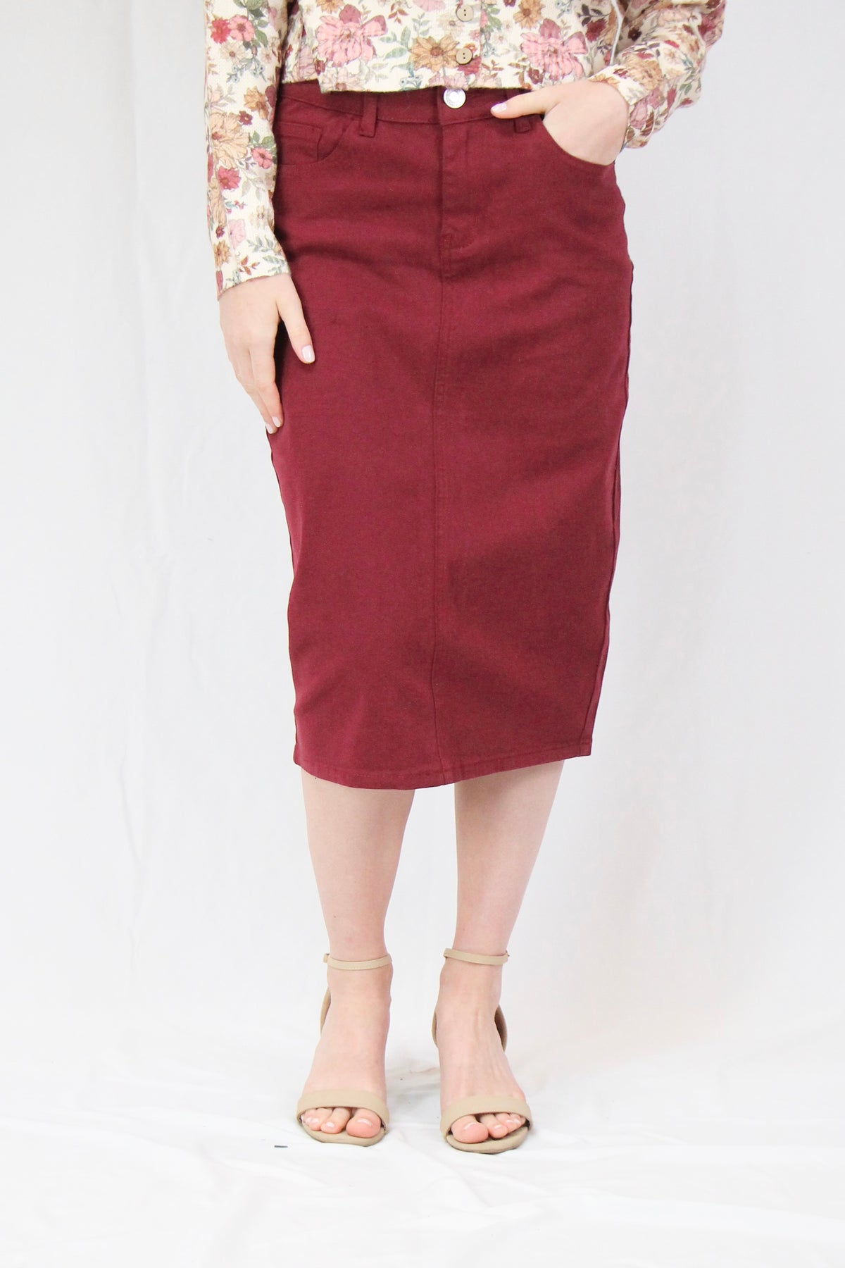 Lincoln Skirt - Wine
