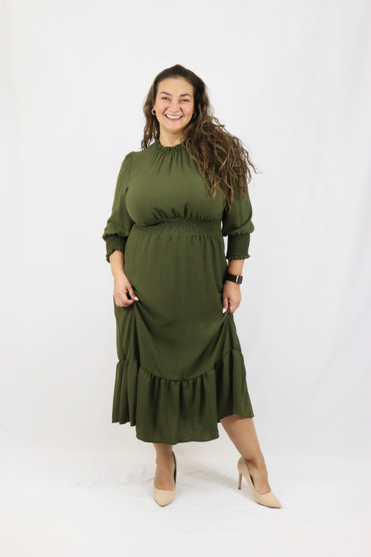 Lexie Dress - Olive