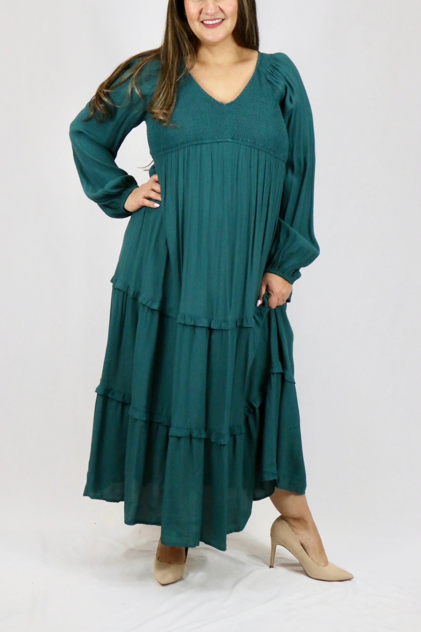 Sloane Dress - Emerald