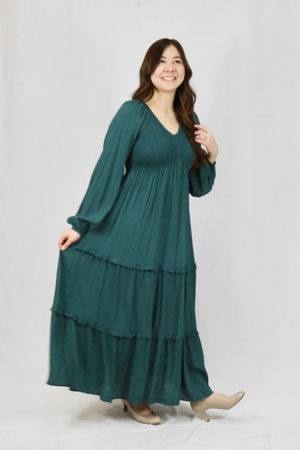 Sloane Dress - Emerald