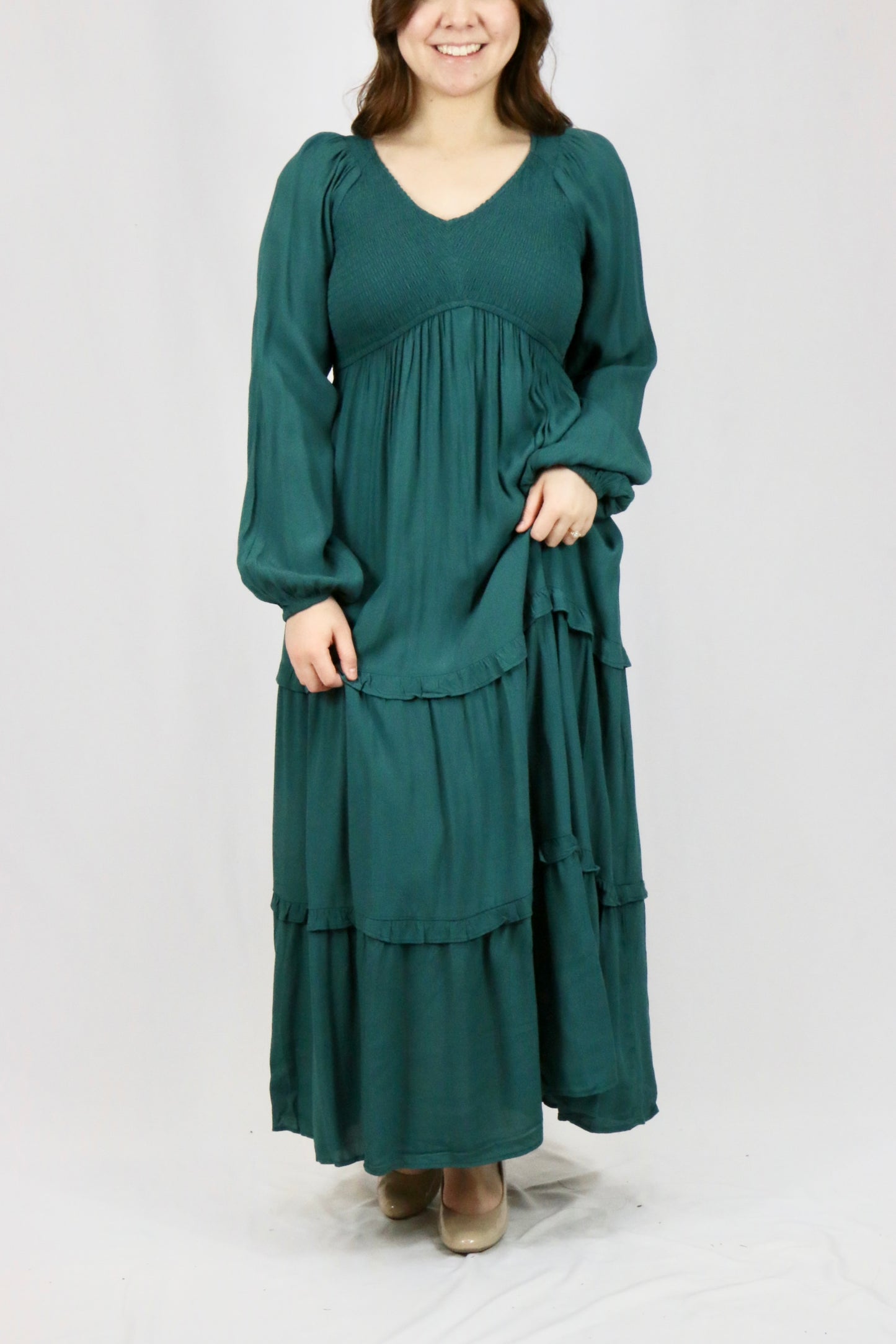 Sloane Dress - Emerald