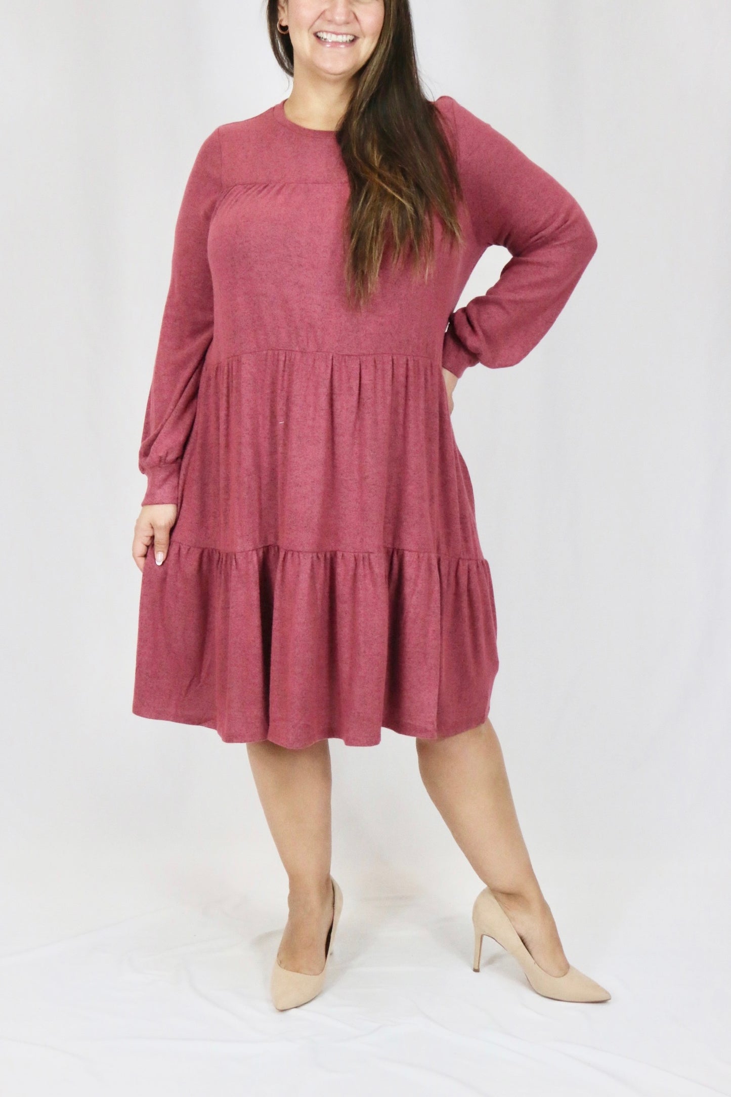 Reese Dress - Raspberry