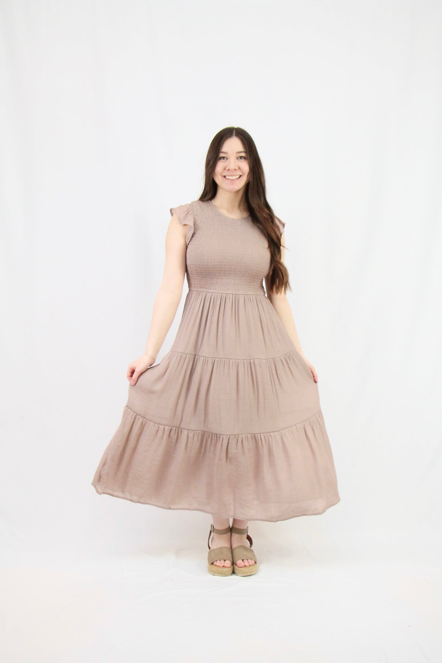 Covey Dress - Taupe