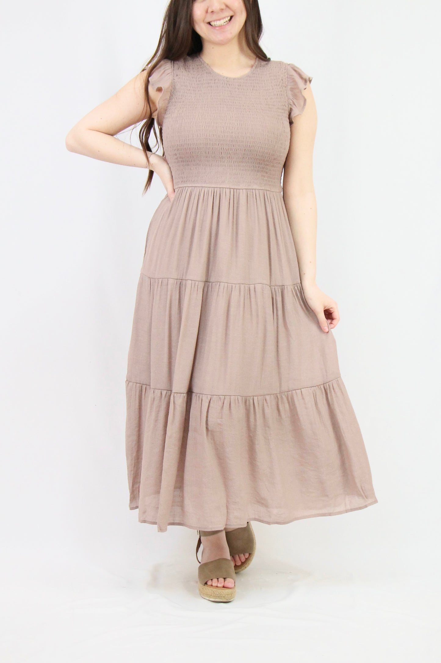 Covey Dress - Taupe