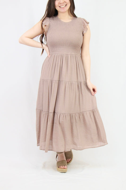 Covey Dress - Taupe