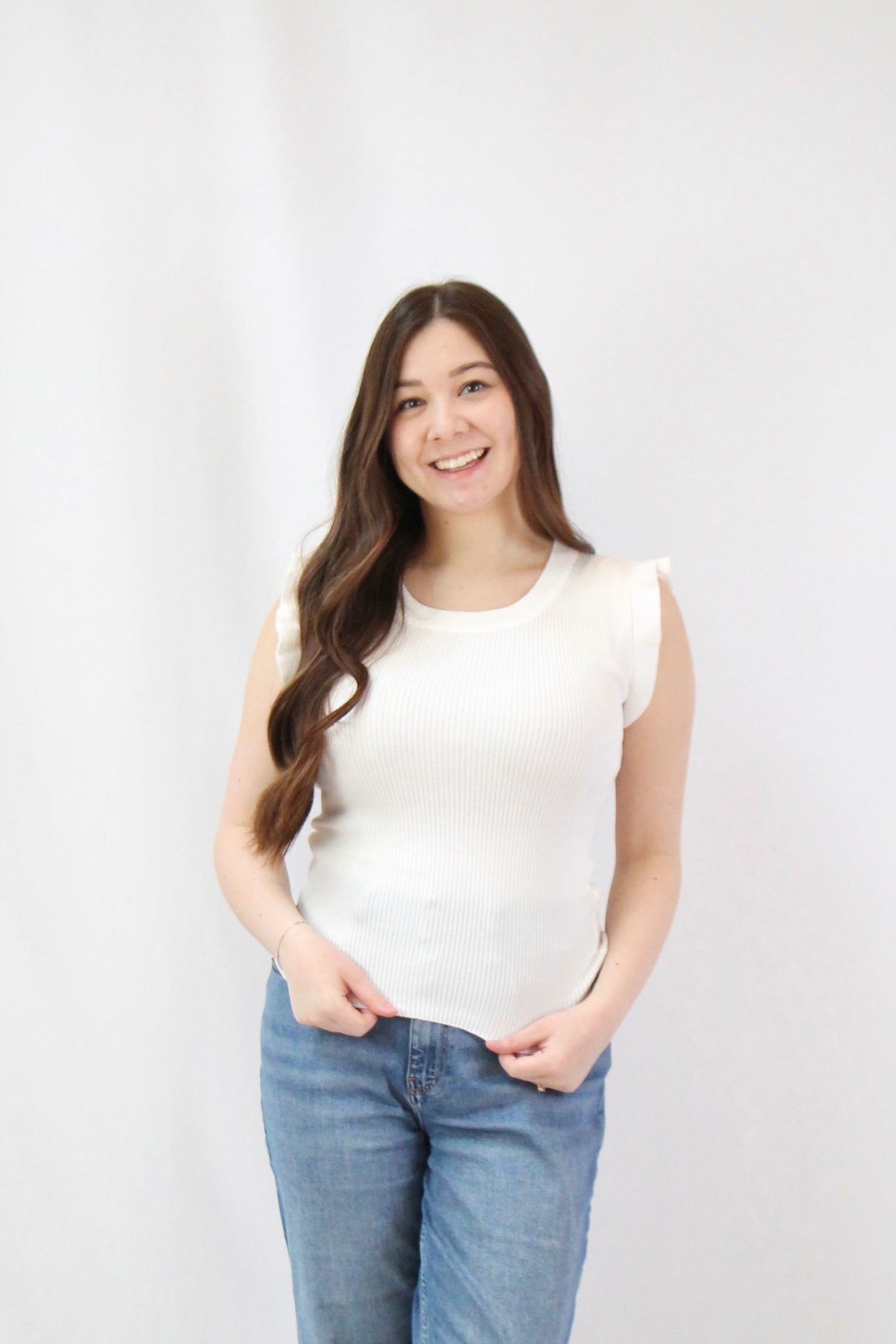 Brookie Top - White