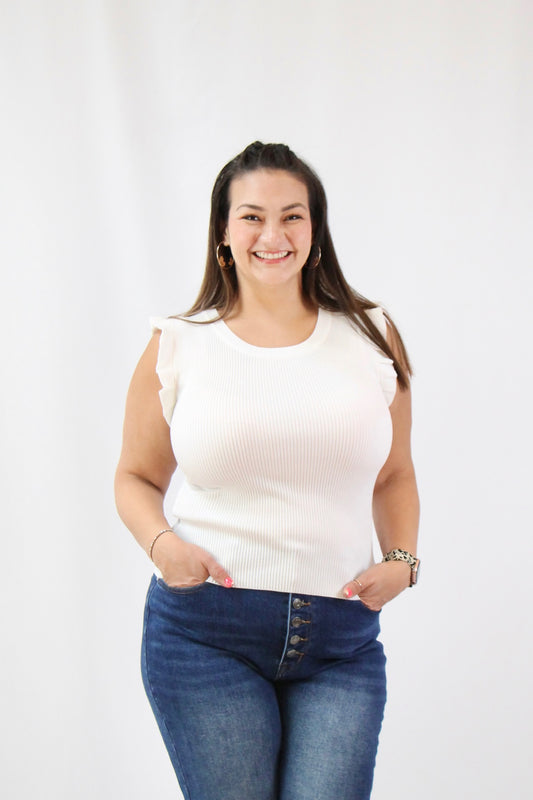 Brookie Top - White