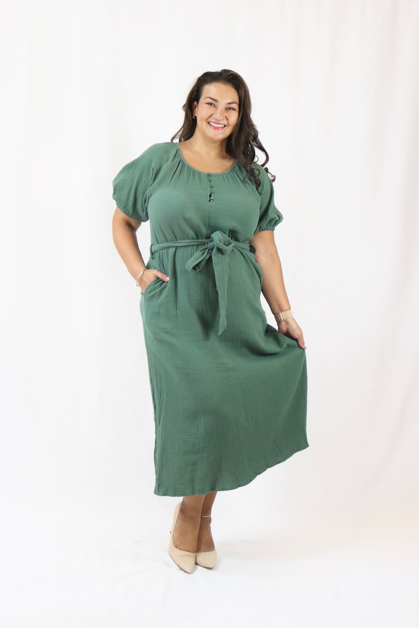 *FLAWED* Raelynn Dress - S