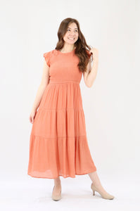 Covey Dress Apricot - 2XL