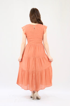 Covey Dress Apricot - 2XL