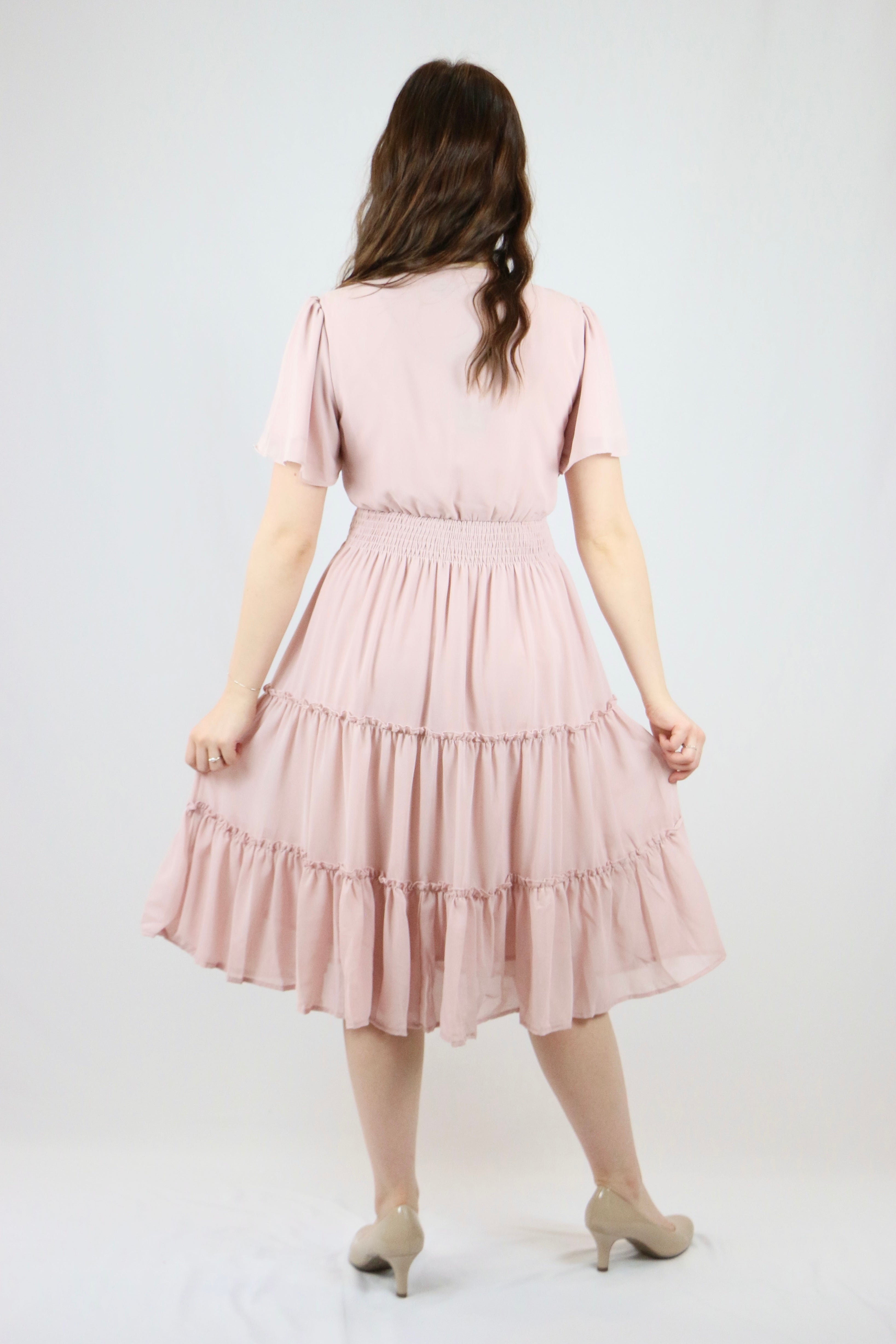 Jemma Dress Blush - M, XL, 2XL