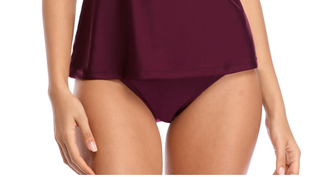 Burgundy Bikini Bottoms-FW - MISH Fashion and Swim 